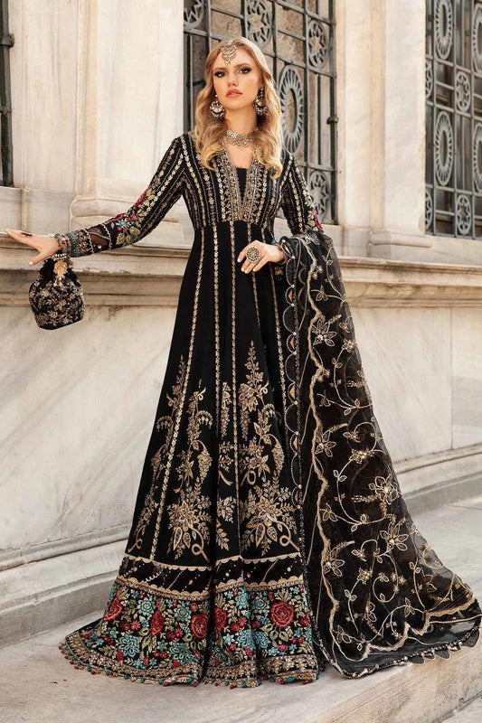 Maria b CST-806 Unstitched Embroidered Cotton Satin