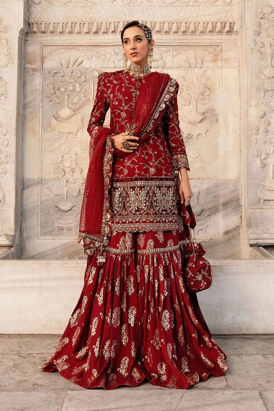 Maria b CST-807 Unstitched Embroidered Cotton Satin
