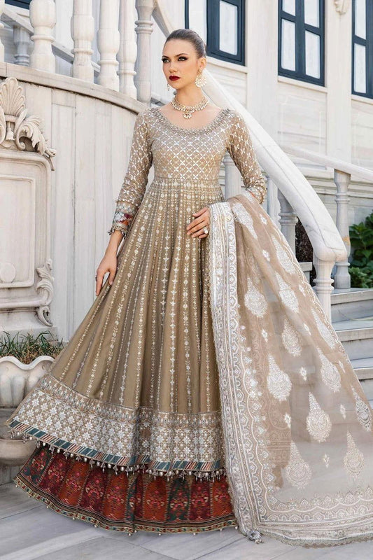 Maria b CST-810 Unstitched Embroidered Cotton Satin