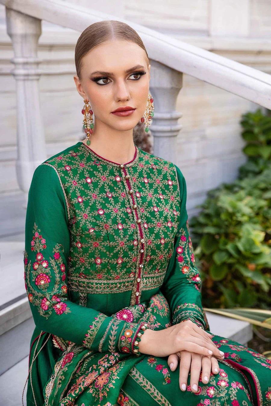 Maria b CST-811 Unstitched Embroidered Cotton Satin