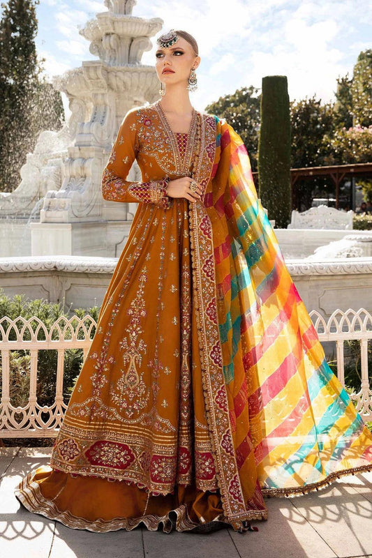 Maria b CST-812 Unstitched Embroidered Cotton Satin