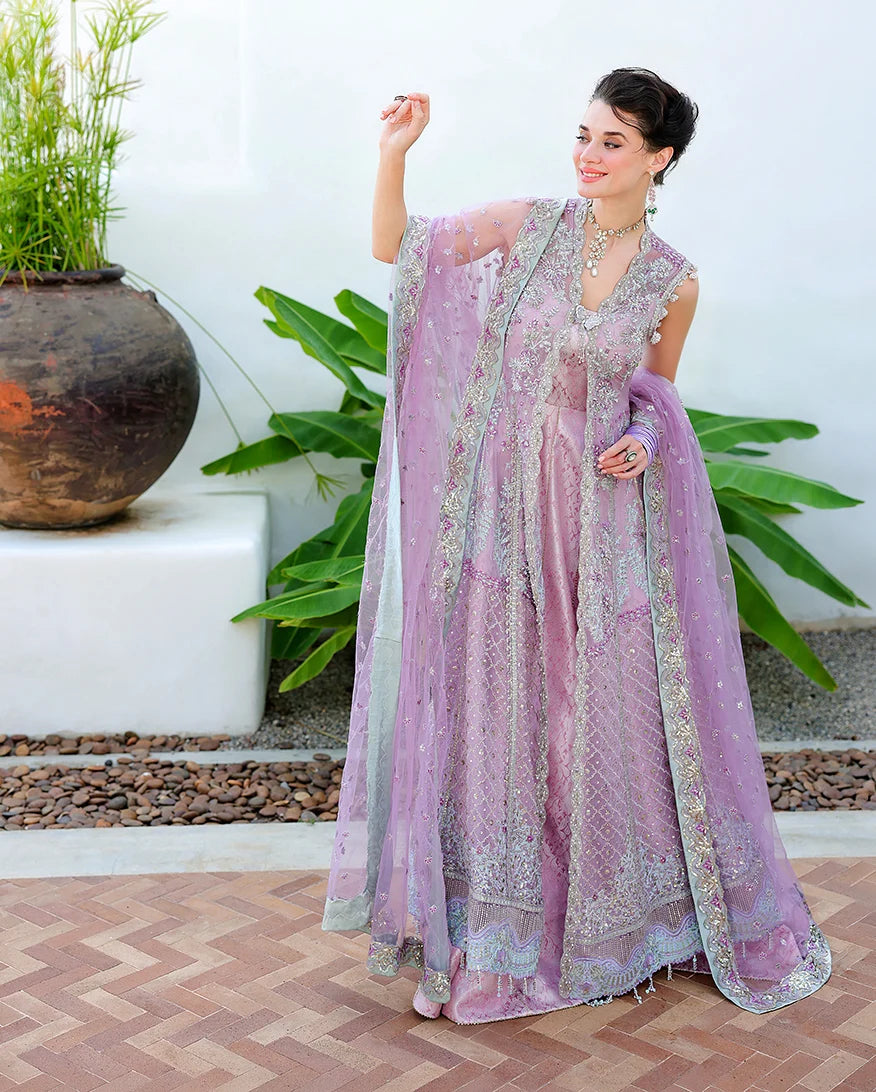 Mushq Bachelorette Chiffon Embroidered 3-Piece Unstitched Suit (Miss Mischief)