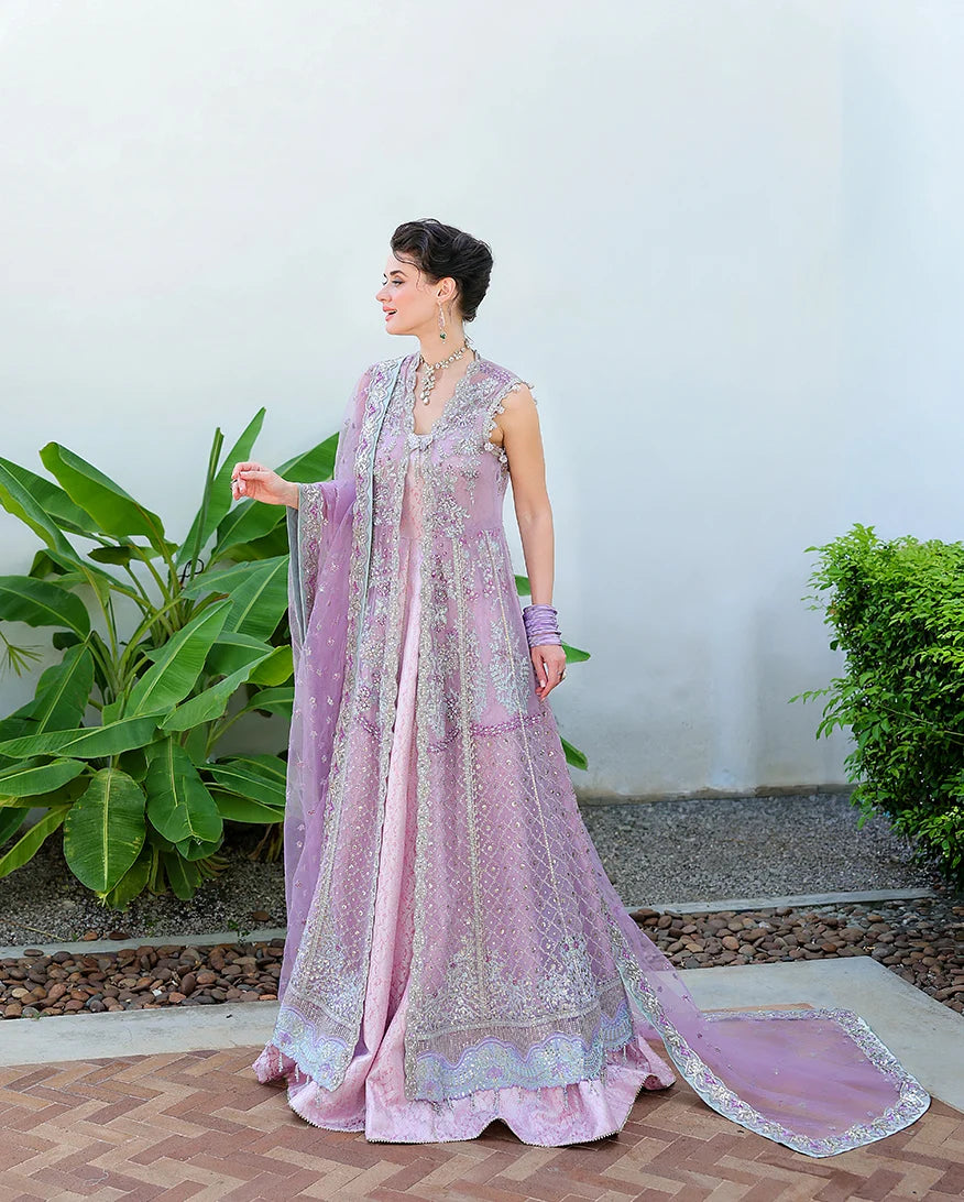Mushq Bachelorette Chiffon Embroidered 3-Piece Unstitched Suit (Miss Mischief)
