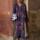 Hussain Rehar by Zun - Embroidered Lawn 3 Piece Unstitched Suit – Purple (Mor)
