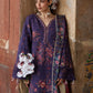 Hussain Rehar by Zun - Embroidered Lawn 3 Piece Unstitched Suit – Purple (Mor)