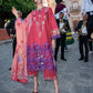 Hemline By Mushq - Embroidered Lawn 3 Piece stitched Suit (NICOLAS)