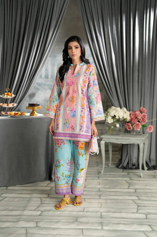 REGALIA Lawn RTW Printed Co-Ord Set – 2 Piece | CB1-7