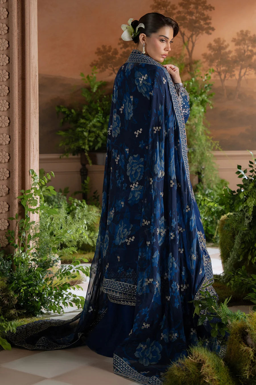 Nureh by Amaya Embroidered Chiffon Unstitched 3-Piece Suit (AM-45)