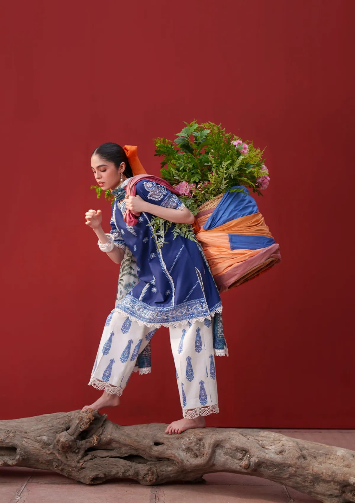 Laanem by Saira Rizwan Unstitched Embroidered Lawn 3 Piece Suit (ZOYA-A)