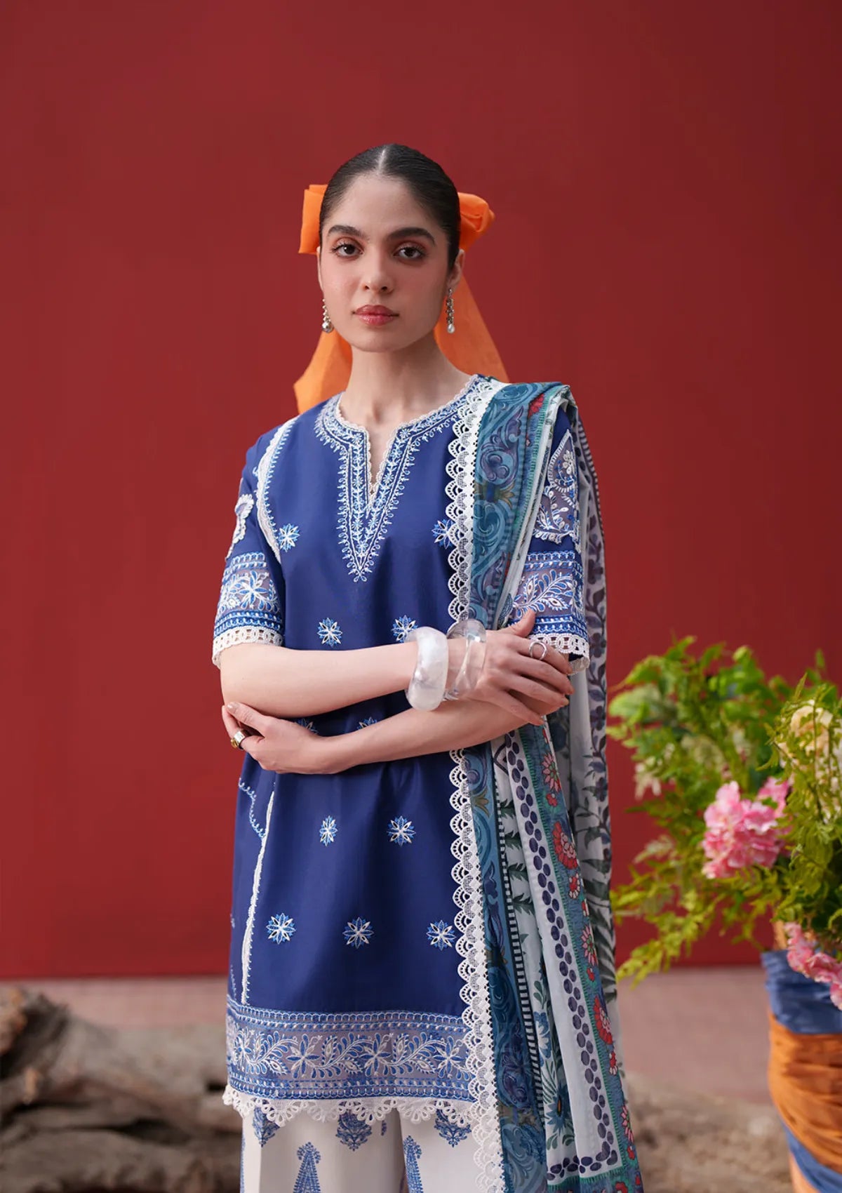 Laanem by Saira Rizwan Unstitched Embroidered Lawn 3 Piece Suit (ZOYA-A)