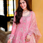 Mushq Bachelorette Chiffon Embroidered 3-Piece Unstitched Suit (Pink Promise)