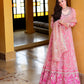 Mushq Bachelorette Chiffon Embroidered 3-Piece Unstitched Suit (Pink Promise)