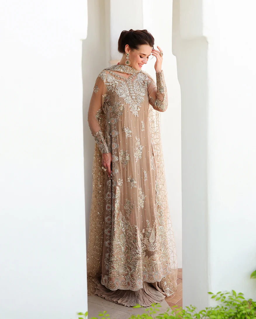 Mushq Bachelorette Chiffon Embroidered 3-Piece Unstitched Suit (Pretty Rebel)