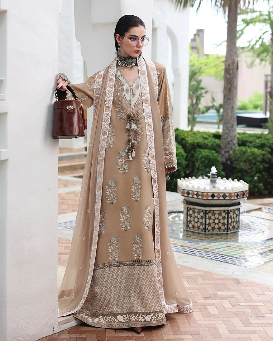 Mushq Nuvera 26 Embroidered 3-Piece Unstitched Suit (Queen's Promise)