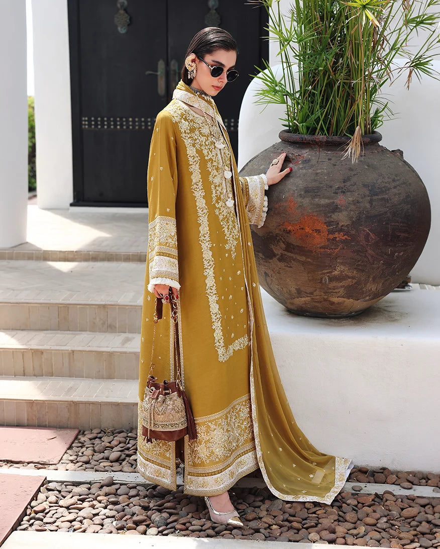 Mushq Nuvera 26 Embroidered 3-Piece Unstitched Suit (Rosalie Crown)