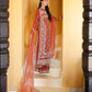 Mushq Bachelorette Chiffon Embroidered 3-Piece Unstitched Suit (Rose Romance)