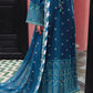 Mushq Nuvera 26 Embroidered 3-Piece Unstitched Suit (Rouge Sapphire)