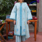 Inlays Mahnur – Embroidered Lawn 3 Piece Unstitched Suit with Chiffon Dupatta (ST-02)