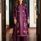 Inlays Mahnur – Embroidered Lawn 3 Piece Unstitched Suit with Chiffon Dupatta (ST-04)