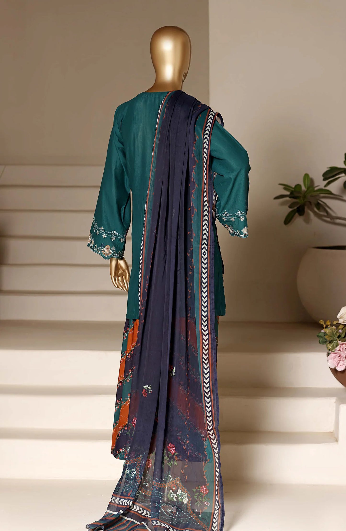 Sadabahar Eclair Embroidered Lawn Stitched 3 Piece Suit