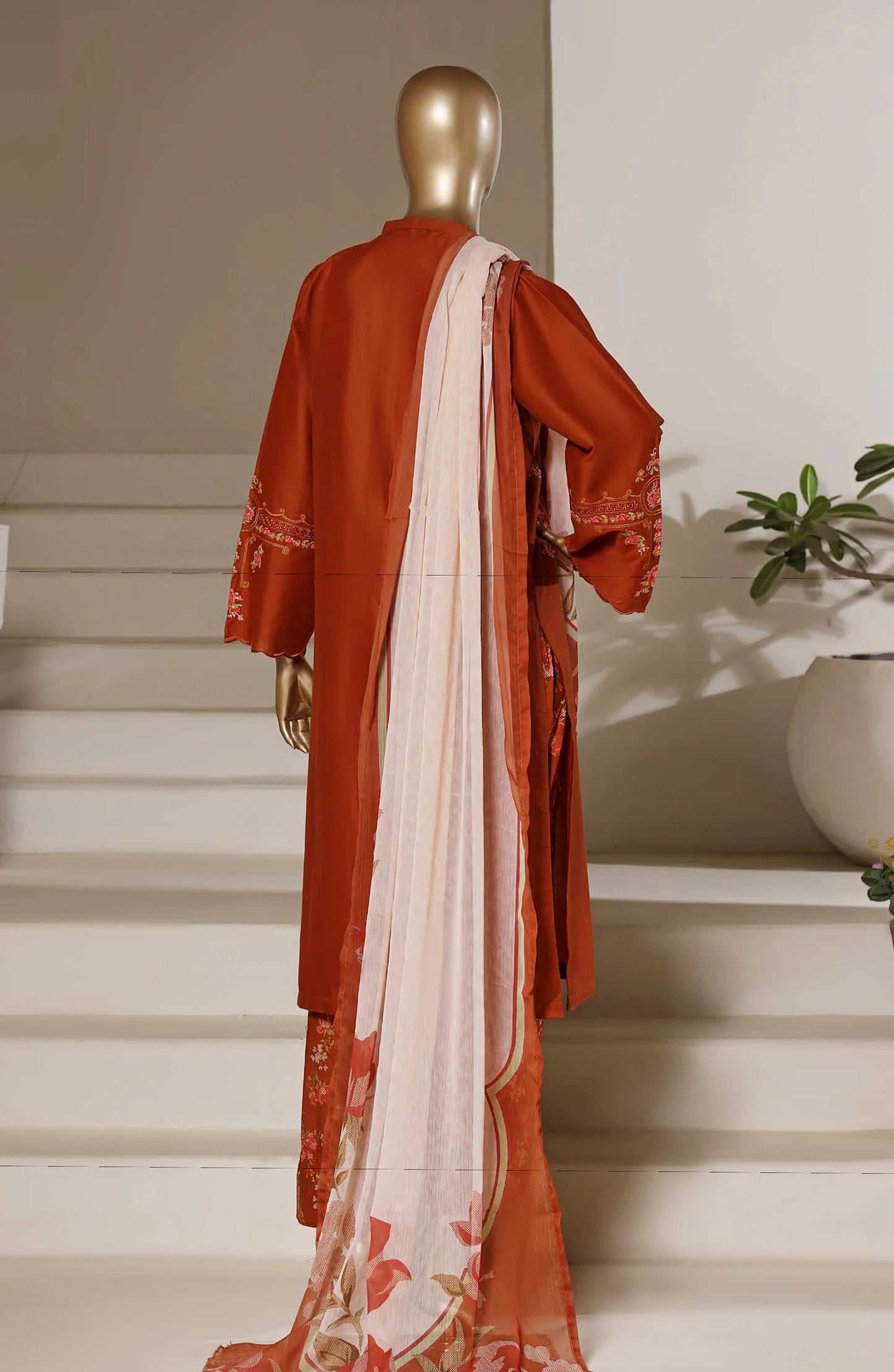 Sadabahar Eclair Embroidered Lawn Stitched 3 Piece Suit