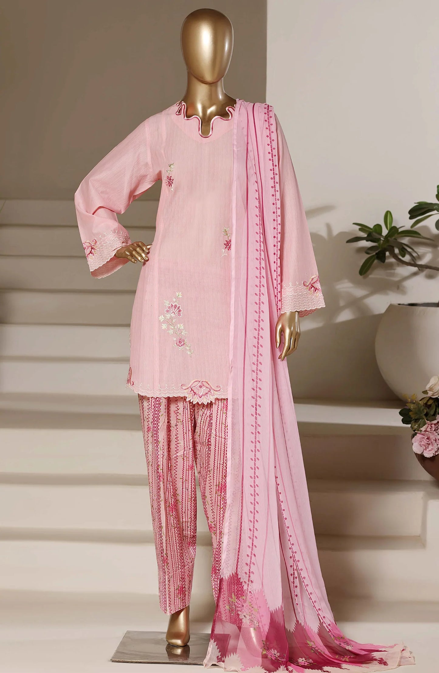 Sadabahar Eclair Embroidered Lawn Stitched 3 Piece Suit