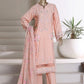 Sadabahar Luxury Embroidered Formal Stitched 3 Piece Suit – D-09 (Pink)
