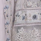 Sadabahar Luxury Embroidered Formal Stitched 3 Piece Suit – D-08 (Silver)
