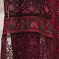 Sadabahar Luxury Embroidered Formal Stitched 3 Piece Suit – D-06 (Maroon)