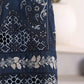 Sadabahar Luxury Embroidered Formal Stitched 3 Piece Suit – D-03 (Blue)