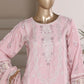 Sadabahar Luxury Embroidered Formal Stitched 3 Piece Suit – D-02 (Pink)