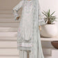 Sadabahar Luxury Embroidered Formal Stitched 3 Piece Suit – D-01 (Grey)
