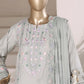 Sadabahar Luxury Embroidered Formal Stitched 3 Piece Suit – D-01 (Grey)