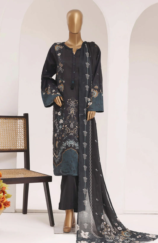 Sadabahar Printed Lawn Vol -10 Stitched 3 Piece Suit (D-07)