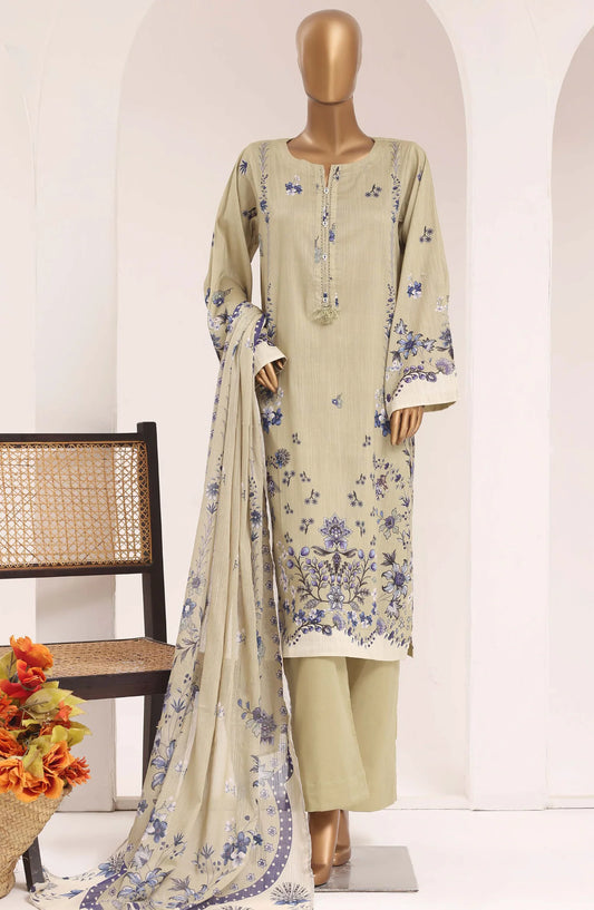 Sadabahar Printed Lawn Vol -10 Stitched 3 Piece Suit (D-06)