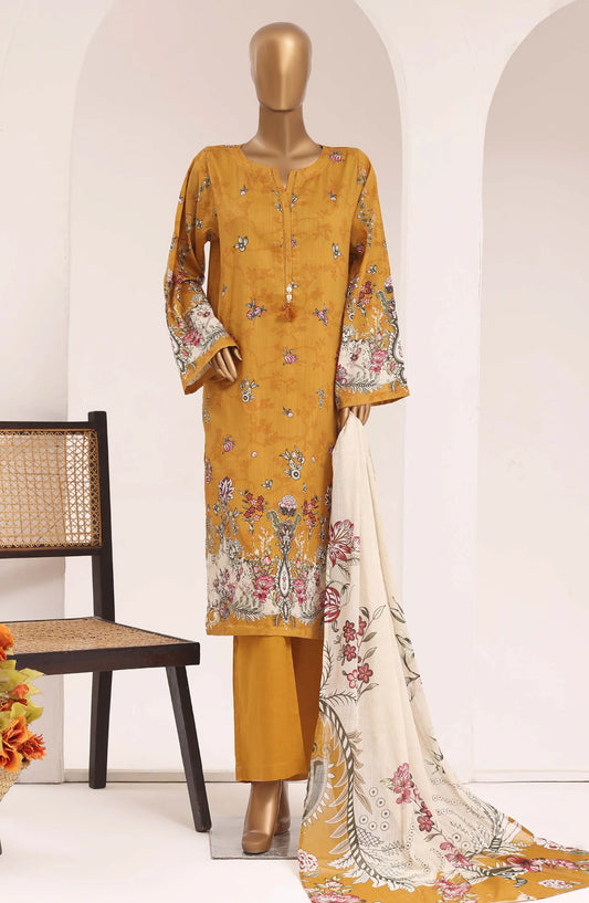 Sadabahar Printed Lawn Vol -10 Stitched 3 Piece Suit (D-05)