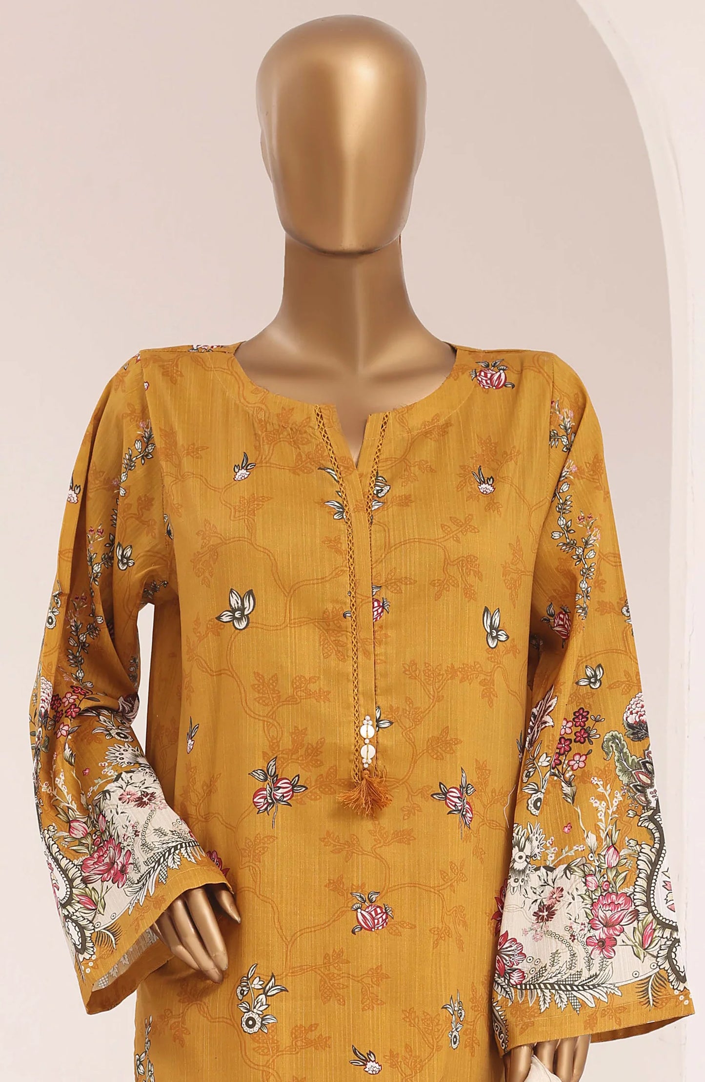 Sadabahar Printed Lawn Stitched 3 Piece Suit (D-05)