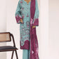 Sadabahar Printed Lawn Stitched 3 Piece Suit (D-01)