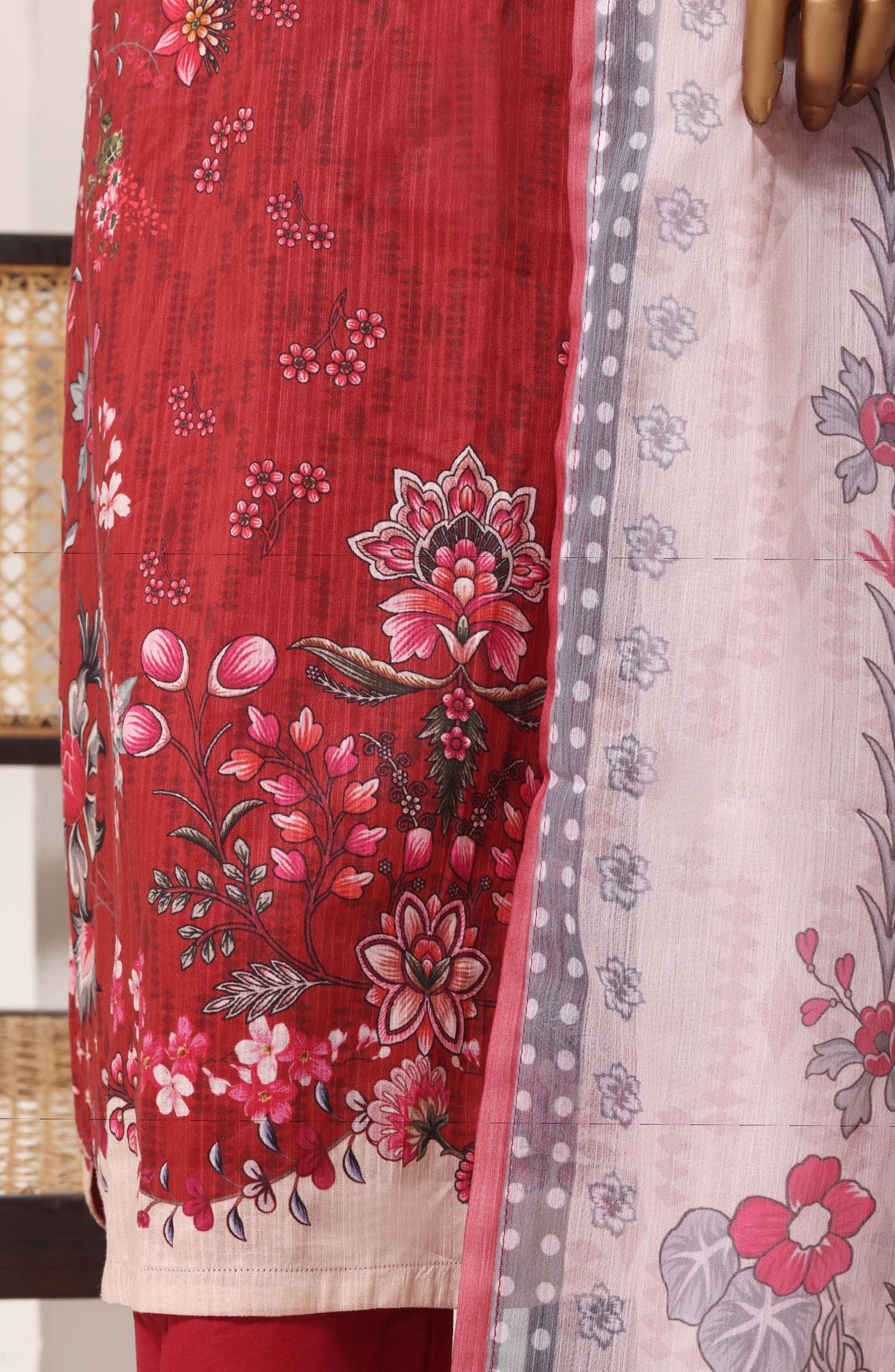 Sadabahar Printed Lawn Vol -10 Stitched 3 Piece Suit (D-10)