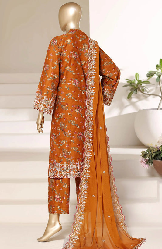 Sadabahar Regal Embroidered Lawn Stitched 3 Piece Suit