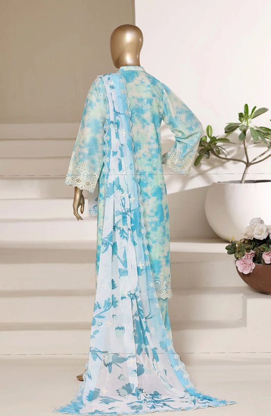 Sadabahar Regal Embroidered Lawn Stitched 3 Piece Suit