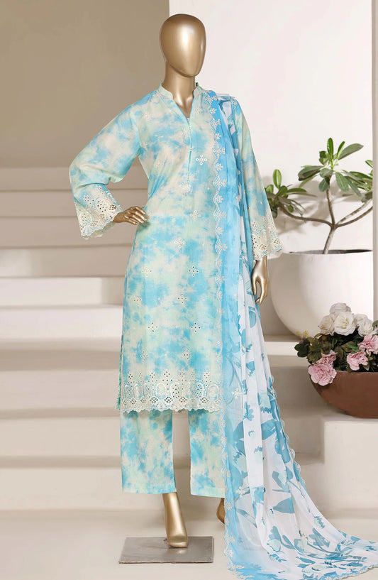 Sadabahar Regal Embroidered Lawn Stitched 3 Piece Suit
