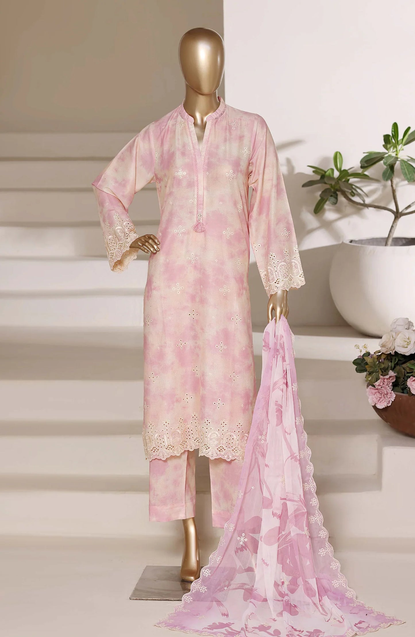 Sadabahar Regal Embroidered Lawn Stitched 3 Piece Suit