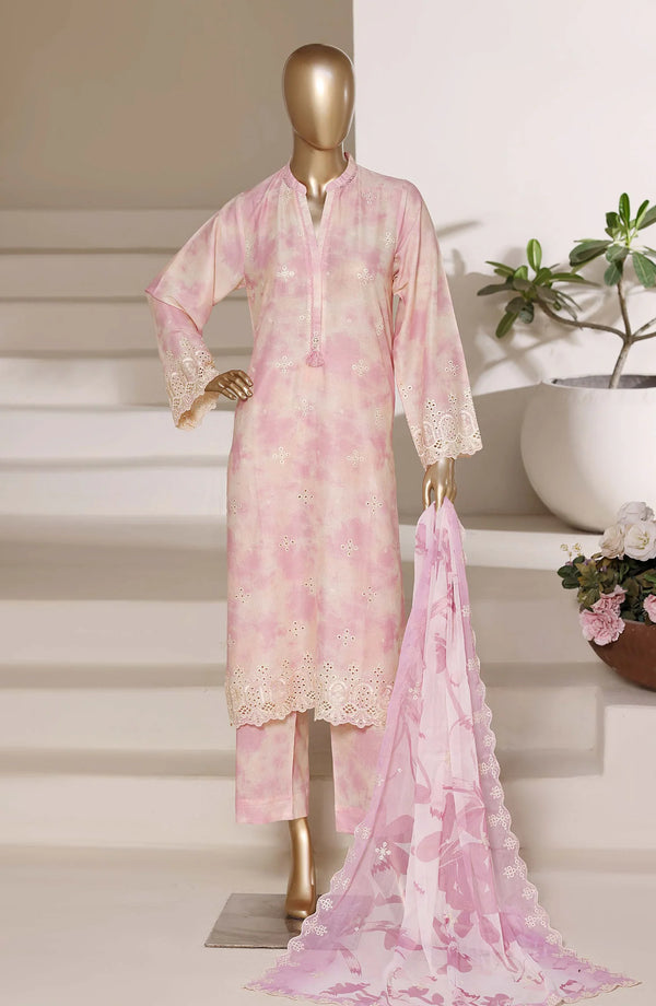 Sadabahar Regal Embroidered Lawn Stitched 3 Piece Suit