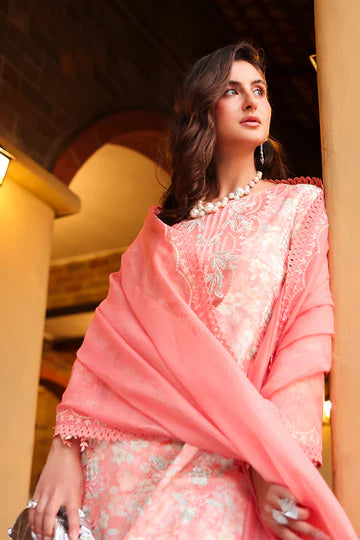 Rang Rasiya - Embroidered Lawn Stitched 3 Piece Suit (Safina)