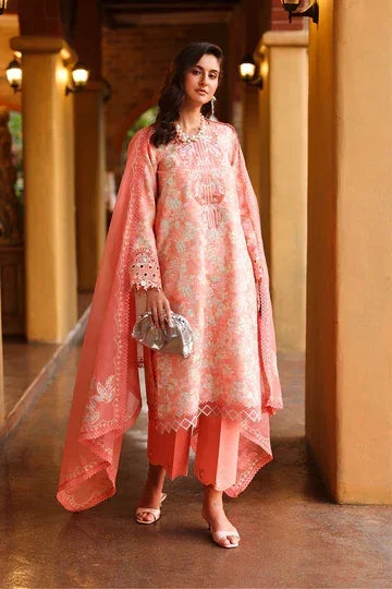 Rang Rasiya - Embroidered Lawn Stitched 3 Piece Suit (Safina)