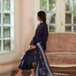 Sakoon by Casual Lite Volume 26 Embroidered Cotton Lawn Stitched 3 Piece Suit (The Blue)