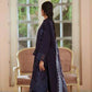 Sakoon by Casual Lite Volume 26 Embroidered Cotton Lawn Stitched 3 Piece Suit (The Blue)