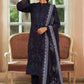 Sakoon by Casual Lite Volume 26 Embroidered Cotton Lawn Stitched 3 Piece Suit (The Blue)