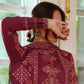 Sakoon by Casual Lite Volume 26 Embroidered Cotton Lawn Stitched 3 Piece Suit (The Magenta)